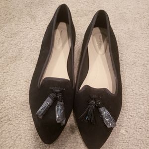 Black Hush Puppies loafers